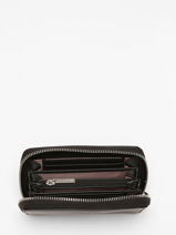 Portefeuille Leder Lancaster Zwart paris pm 25-vue-porte