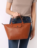 Longchamp Le pliage xtra Handtas Bruin-vue-porte