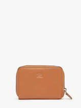 Portefeuille Leder Crinkles Oranje caviar 15041