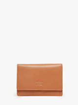 Portefeuille Caviar Leder Crinkles Bruin caviar 14049