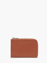 Portemonnee Leder Lancaster Beige paris pm 30