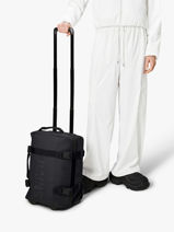 Handbagage Travel Rains Zwart travel 14790-vue-porte