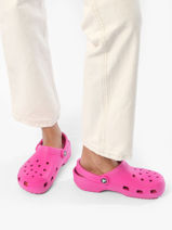 Slippers Classic Bone Crocs Beige women 10001-vue-porte