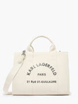 Handtas Rsg Katoen Karl lagerfeld Wit rsg 240W3892