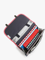 Boekentas Rétro 1 Compartiment Cameleon Veelkleurig retro CA32-vue-porte