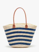 Schoudertas Cabas Gerard pasquier Blauw cabas 24006