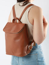 Longchamp Le foulonn Rugzak Bruin-vue-porte