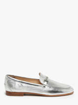 Mocassins Uit Leder Inuovo Zilver women B02005