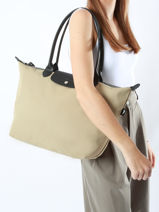 Longchamp Le pliage energy Schoudertas Grijs-vue-porte