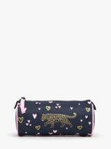 Pennenzak 1 Compartiment Milky kiss Blauw heart of gold 4419