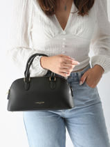 Handtas Sierra Jia Leder Lancaster Zwart sierra jia 3-vue-porte