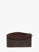 Kredietkaarthouder Oil Leder Etrier Bruin oil EOIL5004-vue-porte