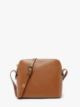 Cross Body Tas Caviar Leder Milano Bruin caviar CA240614