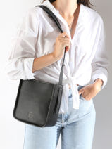 Cross Body Tas S Foudre Leder Etrier Zwart foudre EFOD087S-vue-porte