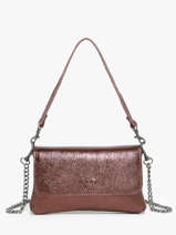Cross Body Tas Nine Leder Milano Bruin nine NI24063