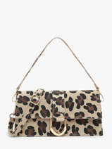 Schoudertas Velvet Leopardo Leder Milano Veelkleurig velvet leopardo VL24066