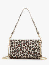 Cross Body Tas Velvet Leopardo Leder Milano Veelkleurig velvet leopardo VL24063