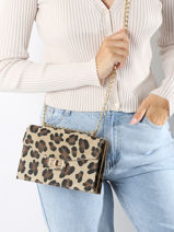 Cross Body Tas Velvet Leopardo Leder Milano Veelkleurig velvet leopardo VL21121-vue-porte