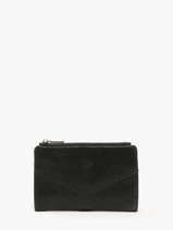 Portefeuille Leder Mila louise Zwart vintage 3760XC