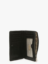 Portefeuille Leder Mila louise Zwart vintage 3760XC-vue-porte