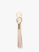 Sleutelhanger Premier Flirt Leder Lancel Roze charms A12922