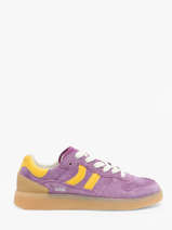 Sneakers Goal Uit Leder Coolway Violet women 7693119