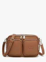 Cross Body Tas Racing Leder Nathan baume Bruin n city 28