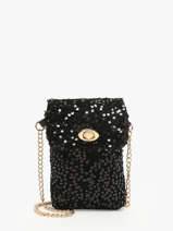 Telefoonetui /cross Body Miniprix Zwart ciao boum 659