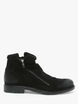 Enkellaarzen Hacker 5 Uit Leder No brand Zwart men 12777