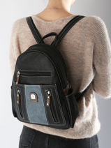 Rugzak Miniprix Zwart basic FB19-vue-porte