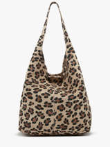 Schoudertas Velvet Leopardo Leder Milano Veelkleurig velvet leopardo VL24062