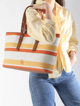 Schoudertas Cavalier Toile Etrier Beige cavalier toile ECLT127M-vue-porte