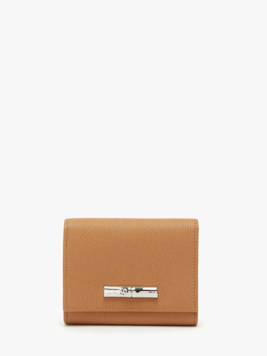 Longchamp Le roseau Portefeuille Bruin