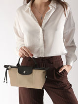 Longchamp Le pliage energy Clutch Grijs-vue-porte
