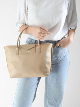 Handtas Maya Lancaster Beige maya 18-vue-porte