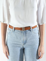 Riem Tommy hilfiger Bruin belt AW16840-vue-porte