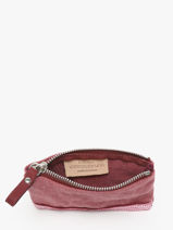 Portemonnee Le Cabas Linnen Vanessa bruno Roze cabas lin 31V42017-vue-porte