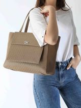 Schoudertas Ck Medium Calvin klein jeans Beige ck medium K613136-vue-porte