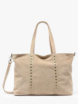Schoudertas Velvet Milano Beige velvet VE24113