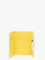 Portefeuille Leder Lancaster Geel paris ily 50-vue-porte