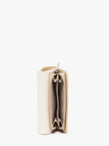 Portemonnee Leder Lancaster Beige smooth 2-vue-porte