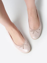 Ballerinas Uit Leder Tamaris Roze women 41-vue-porte