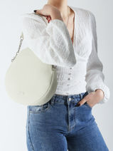 Schoudertas Anna Leder Nathan baume Beige nathan 9-vue-porte