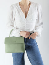 Cross Body Tas Clarita Leder Nathan baume Groen nathan 18-vue-porte