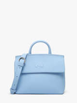 Cross Body Tas Calie Leder Nathan baume Blauw nathan 19