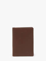 Portefeuille Leder Crinkles Bruin caviar 14255