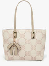 Schoudertas Signed Miniprix Beige signed 58