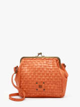 Cross Body Tas Heritage Leder Biba Oranje heritage KA21