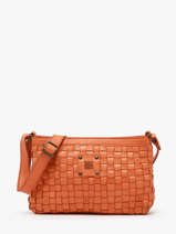 Cross Body Tas Heritage Leder Biba Oranje heritage KA9