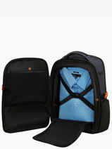 Reistas Voor Cabine Met 15" Laptopvak Biz2go Samsonite Grijs biz2go KI1005-vue-porte